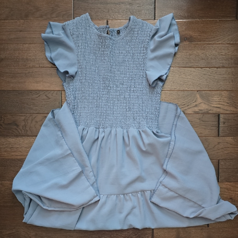 Charming Blue Kids Dress